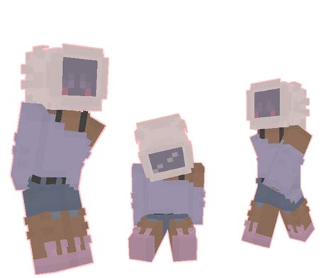 minecraft tv head skin|tv head girl minecraft skin.